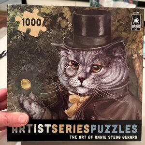Cat Puzzle!  The Art‎ of Annie Stegg Gerard  (1000 pieces / new) (k/x)